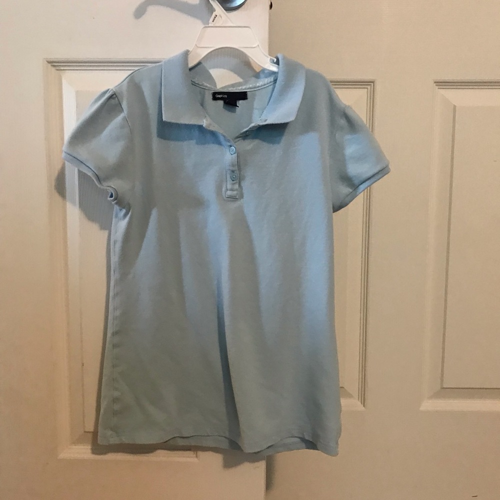 Girls Gap Kids Baby Blue Shirt XXL 14/16